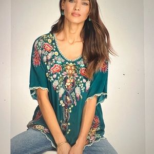 Johnny Was Bellefleur Blouse size MEDIUM